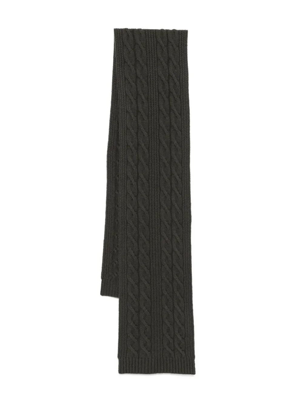 Вязаный шарф в рубчик N.Peal, зеленый
Вязаный шарф в рубчик N.Peal, зеленый