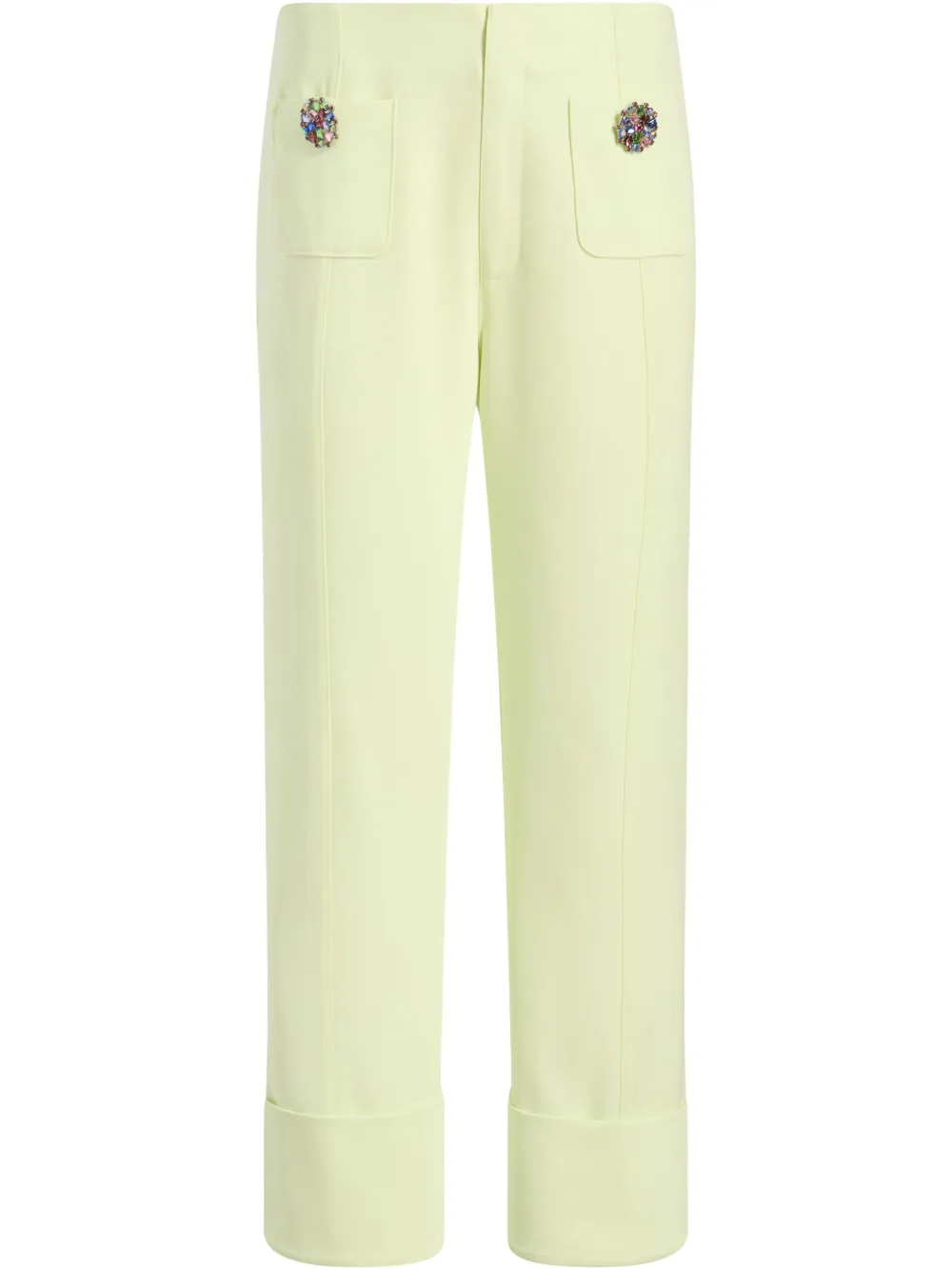 Декорированные брюки строгого кроя Cinq A Sept, зеленый
Декорированные брюки строгого кроя Cinq A Sept, зеленый
