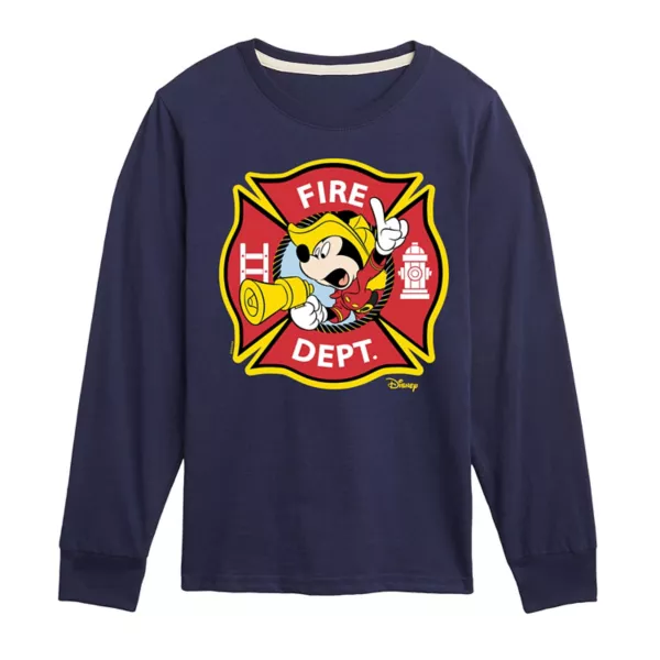 Футболка с длинным рукавом для мальчиков 8-20 лет с принтом «Значок пожарной части» и Микки Маус Disney, синий
Футболка с длинным рукавом для мальчиков 8-20 лет с принтом «Значок пожарной части» и Микки Маус Disney, синий
