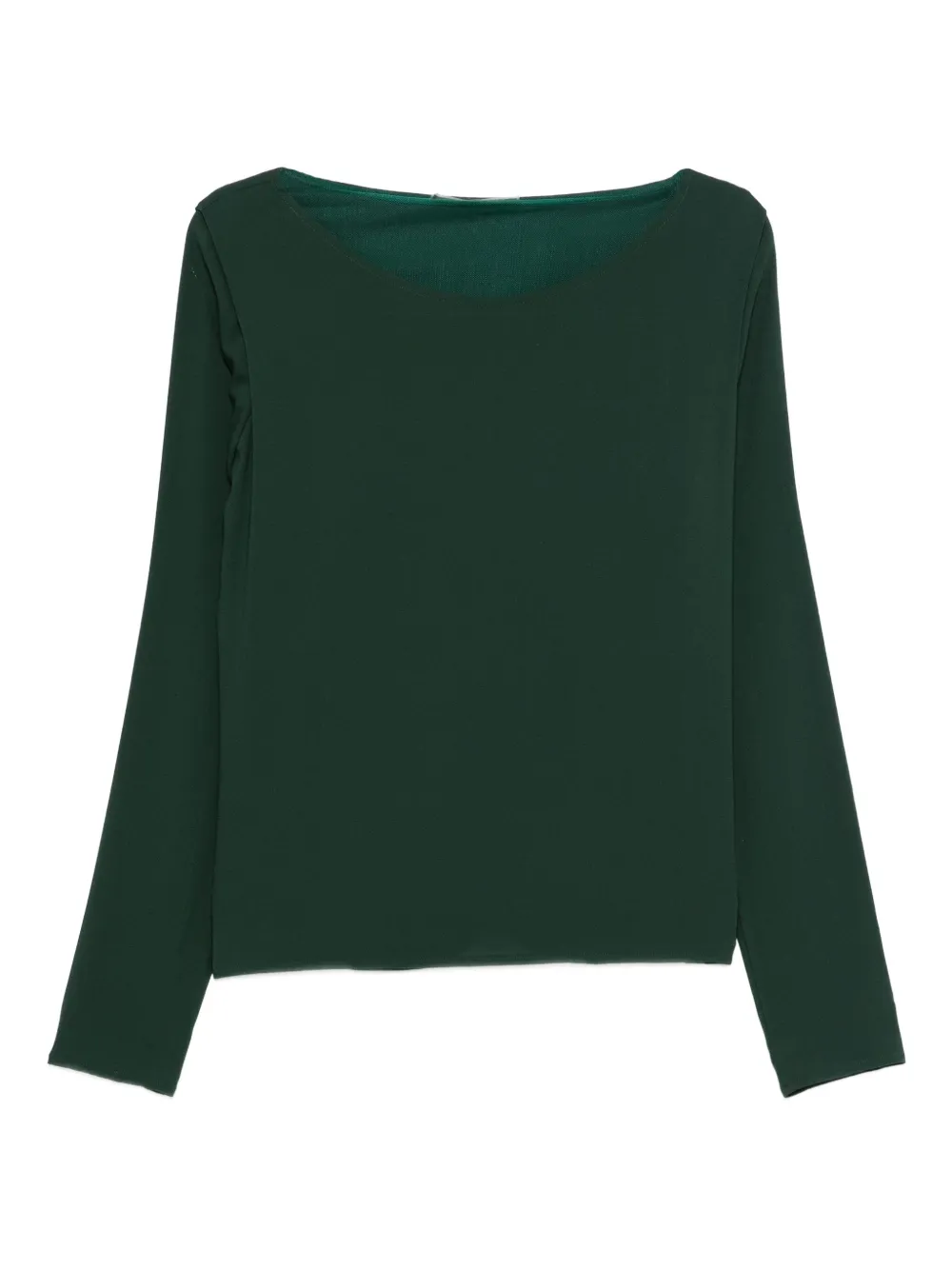 Топ с вырезом-лодочкой и длинными рукавами Ermanno Scervino, зеленый
Топ с вырезом-лодочкой и длинными рукавами Ermanno Scervino, зеленый