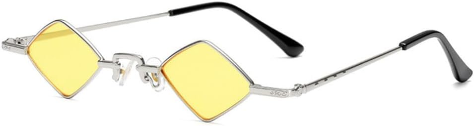 Модные солнцезащитные очки для женщин в винтажном стиле с металлической маленькой оправой, ретро-очки для женщин, панк-очки, очки с защитой от ультрафиолета UV400 MTZJH, C4 Silver-yellow
Модные солнцезащитные очки для женщин в винтажном стиле с металлической маленькой оправой, ретро-очки для женщин, панк-очки, очки с защитой от ультрафиолета UV400 MTZJH, C4 Silver-yellow