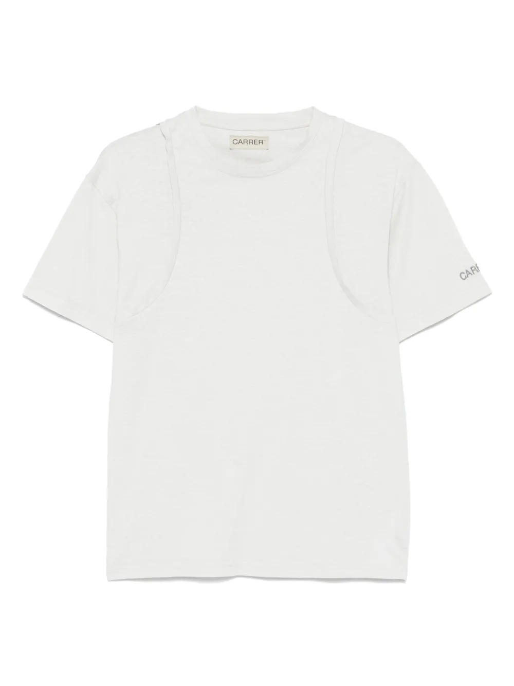 Футболка с вышитым логотипом Carrer, серый
Футболка с вышитым логотипом Carrer, серый