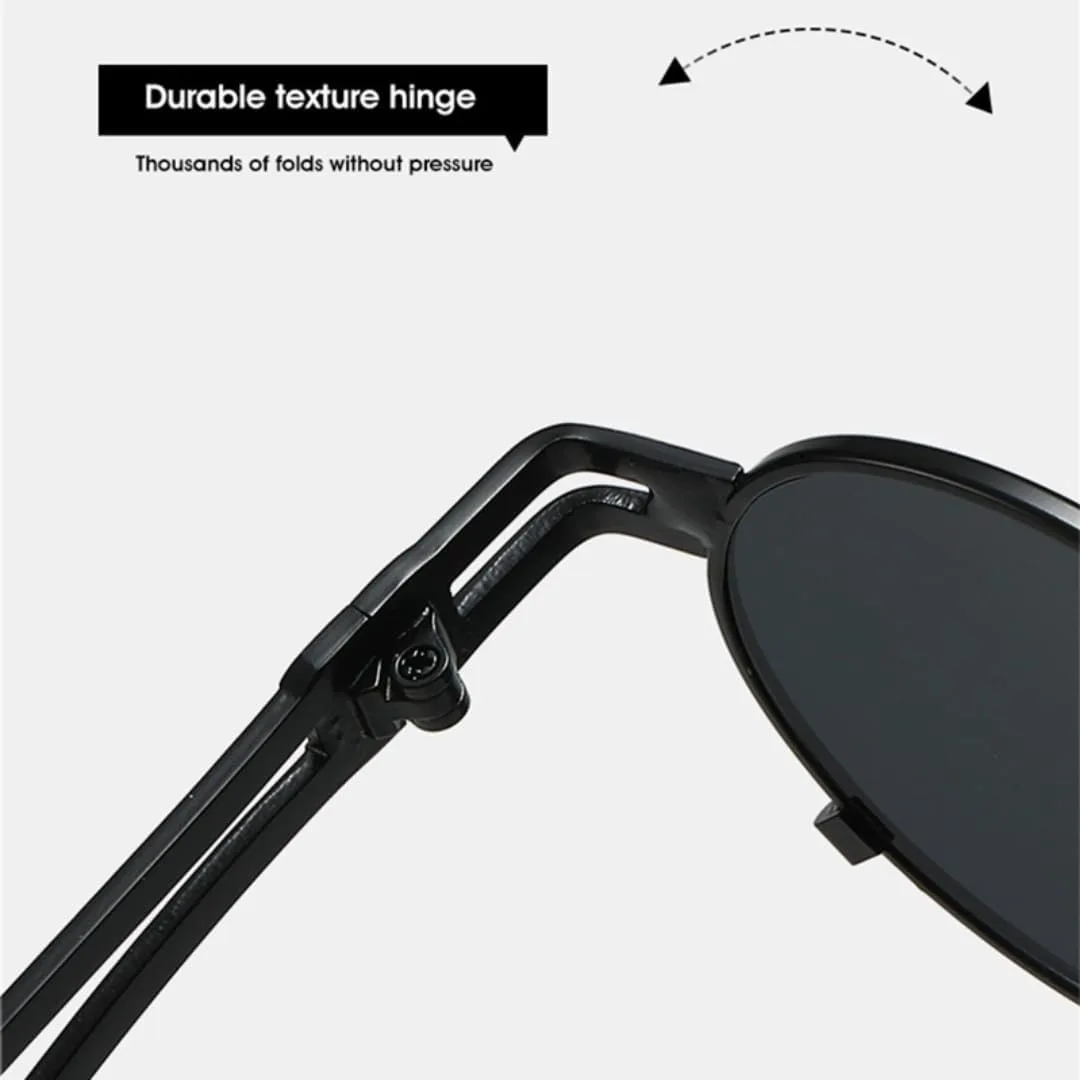 Ретро-солнцезащитные очки овальной формы для женщин и мужчин, с нестандартной металлической оправой, в стиле панк, с защитой от УФ-излучения UV400 UATXTAU, Black Red
Ретро-солнцезащитные очки овальной формы для женщин и мужчин, с нестандартной металлической оправой, в стиле панк, с защитой от УФ-излучения UV400 UATXTAU, Black Red