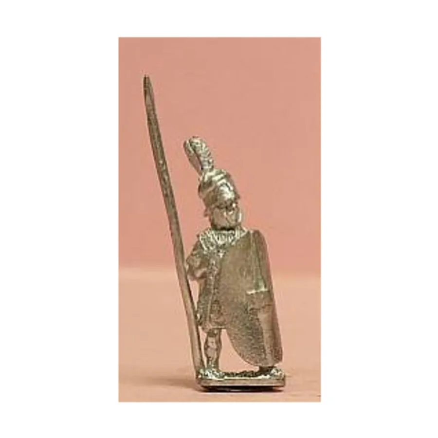 Легионер с длинным копьем и щитом, Ancient Miniatures - Roman - Camillan 275-105 BC (15mm)
Легионер с длинным копьем и щитом, Ancient Miniatures - Roman - Camillan 275-105 BC (15mm)