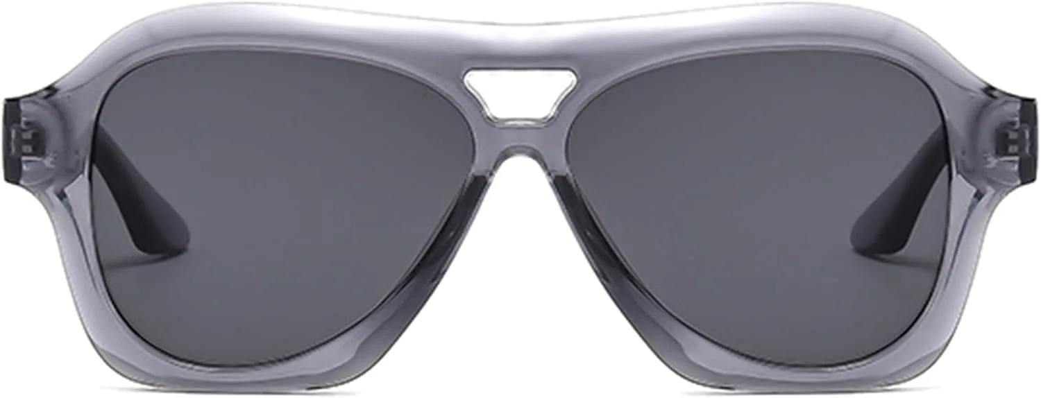 bullabulling Модные большие солнцезащитные очки-пилот для женщин и мужчин, ретро, сине-зеленые оттенки, панк-очки, защита от ультрафиолета UV400 для мужчин, Gray
bullabulling Модные большие солнцезащитные очки-пилот для женщин и мужчин, ретро, сине-зеленые оттенки, панк-очки, защита от ультрафиолета UV400 для мужчин, Gray