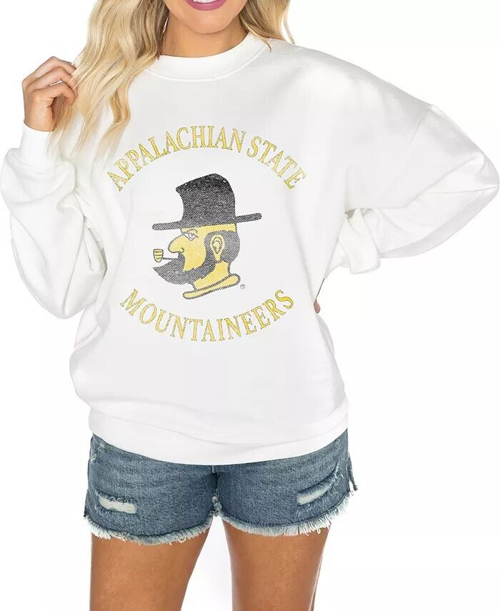 Женская белая флисовая толстовка Appalachian State Mountaineers Good Vibes Premium с открытыми плечами Gameday Couture
Женская белая флисовая толстовка Appalachian State Mountaineers Good Vibes Premium с открытыми плечами Gameday Couture