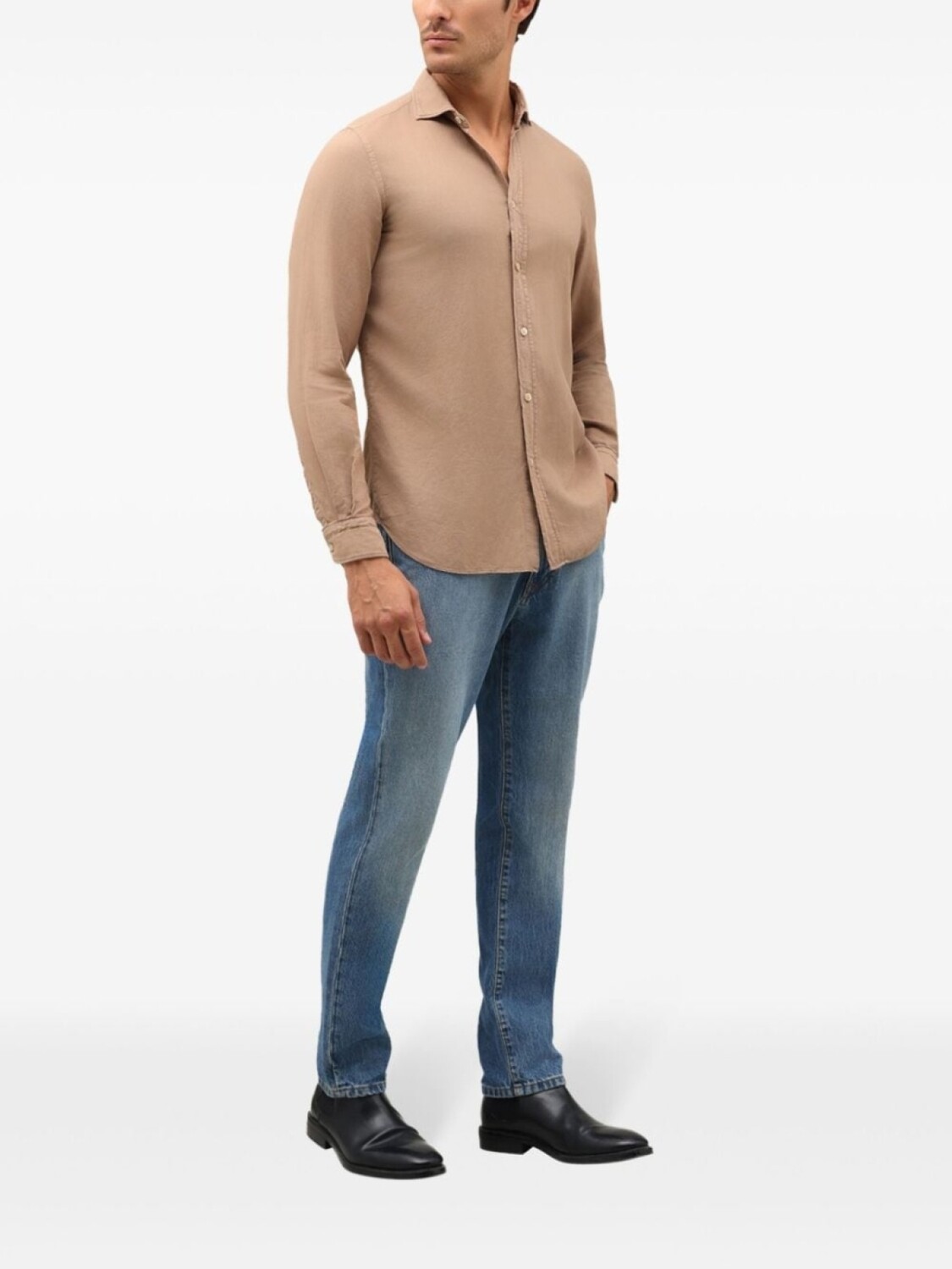 Застегнутая рубашка Boglioli, коричневый
Застегнутая рубашка Boglioli, коричневый