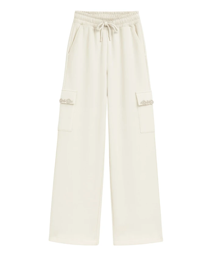 Современные широкие бежевые брюки Clips, бежевый
Современные широкие бежевые брюки Clips, бежевый