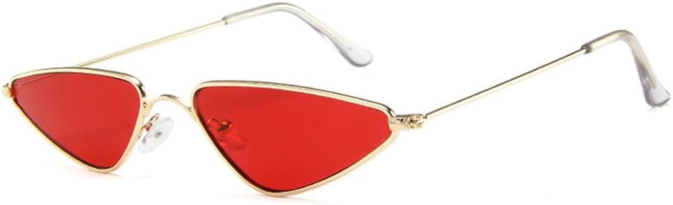 Винтажные солнцезащитные очки «кошачий глаз» для мужчин и женщин, уникальные треугольные женские очки из желтого металла с защитой от УФ-излучения UV400 HYYZZC, Gold-red
Винтажные солнцезащитные очки «кошачий глаз» для мужчин и женщин, уникальные треугольные женские очки из желтого металла с защитой от УФ-излучения UV400 HYYZZC, Gold-red