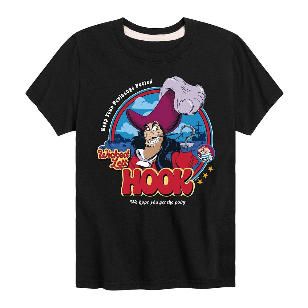 Футболка Disney's Peter Pan Captain Hook для мальчиков 8–20 Wicked Left Hook с рисунком, черный
Футболка Disney's Peter Pan Captain Hook для мальчиков 8–20 Wicked Left Hook с рисунком, черный