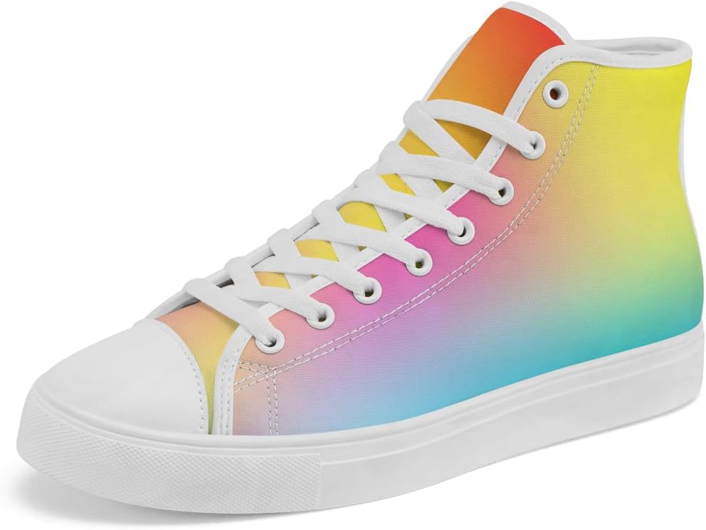 Высокие кеды с градиентным радужным рисунком для мужчин и женщин, кеды из парусины на шнуровке, повседневная обувь, подарок для папы и мамы Chebing, зеленый/розовый
Высокие кеды с градиентным радужным рисунком для мужчин и женщин, кеды из парусины на шнуровке, повседневная обувь, подарок для папы и мамы Chebing, зеленый/розовый