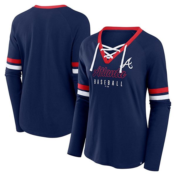 Женская футболка Atlanta Braves Won & Done с длинным рукавом и шнуровкой Fanatics
Женская футболка Atlanta Braves Won & Done с длинным рукавом и шнуровкой Fanatics
