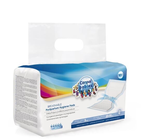 Прокладки послеродовые, сильно впитывающие, 10 шт. Canpol Babies
Прокладки послеродовые, сильно впитывающие, 10 шт. Canpol Babies