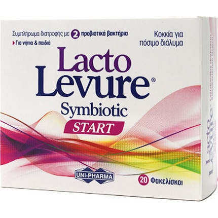 Unipharma Lacto Levure Symbiotic Start Пробиотическая пищевая добавка для детей - 20 пакетиков Uni-Pharma
Unipharma Lacto Levure Symbiotic Start Пробиотическая пищевая добавка для детей - 20 пакетиков Uni-Pharma