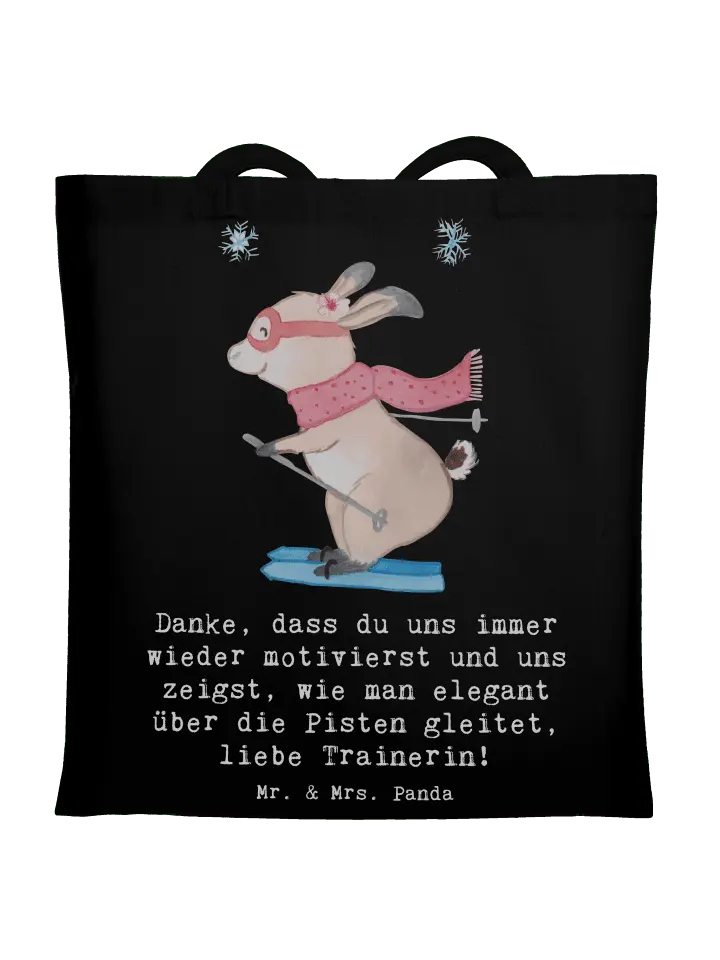 Сумка для переноски Mr & Mrs Panda Skifahren Trainerin Liebe, черный
Сумка для переноски Mr & Mrs Panda Skifahren Trainerin Liebe, черный