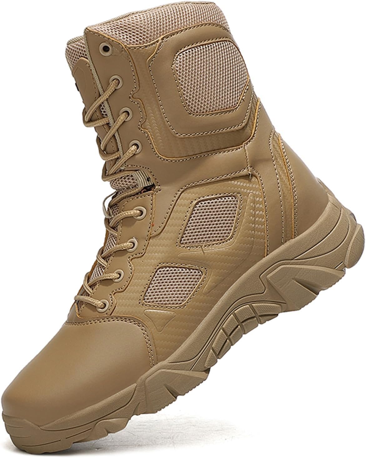 Мужские тактические ботинки на шнуровке с высоким берцем Tengfeifly, хаки
Мужские тактические ботинки на шнуровке с высоким берцем Tengfeifly, хаки