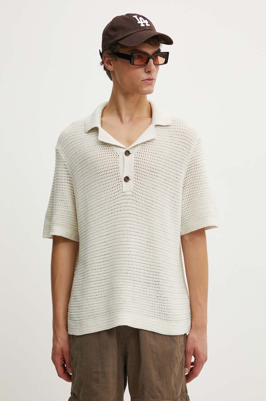 Хлопковая рубашка-поло Abercrombie & Fitch, бежевый
Хлопковая рубашка-поло Abercrombie & Fitch, бежевый