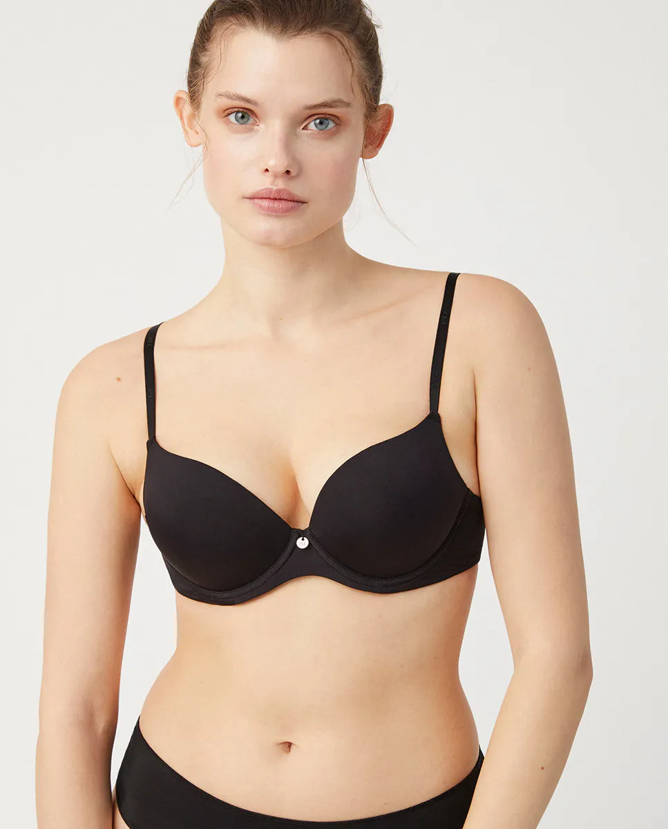 Бюстгальтер двойной пуш-ап, предотвращающий натирание Ysabel Mora, черный
Бюстгальтер двойной пуш-ап, предотвращающий натирание Ysabel Mora, черный