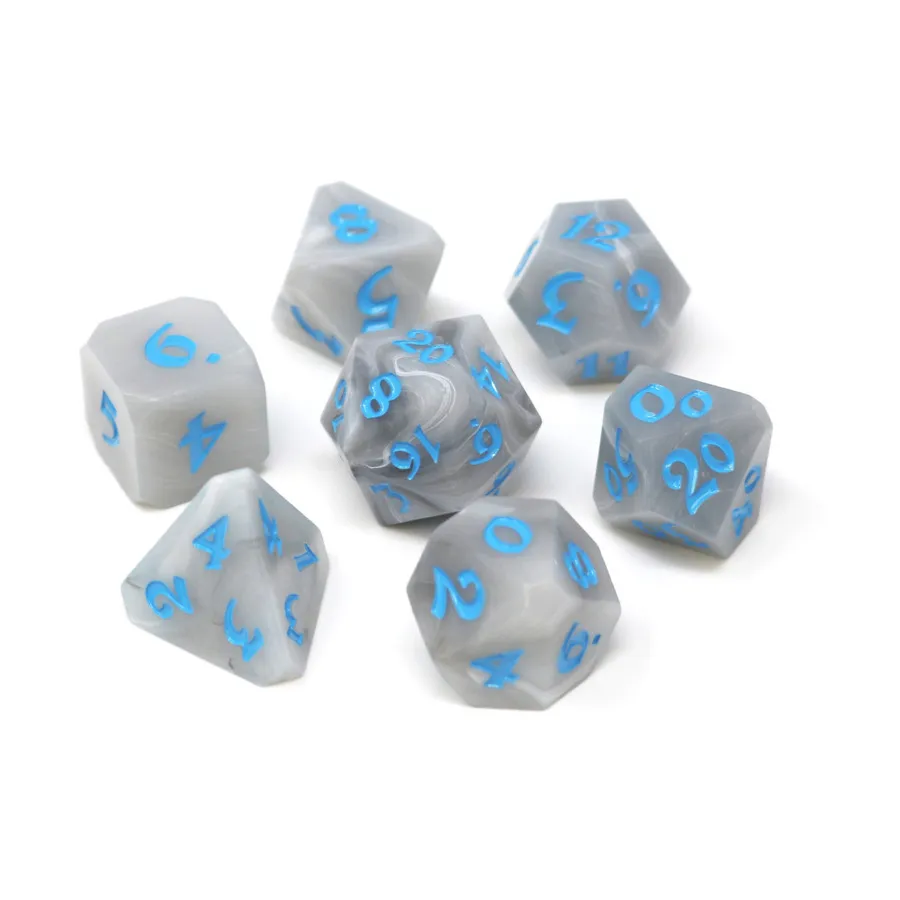 Набор Poly — туманный талисман Avalore со светло-голубым (7), Polymer Poly Sets (Die Hard Dice)
Набор Poly — туманный талисман Avalore со светло-голубым (7), Polymer Poly Sets (Die Hard Dice)