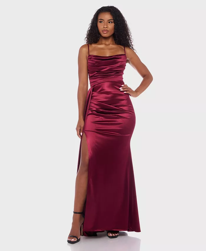 Атласное платье с воротником-хомутом для юниоров B Darlin, красный
Атласное платье с воротником-хомутом для юниоров B Darlin, красный