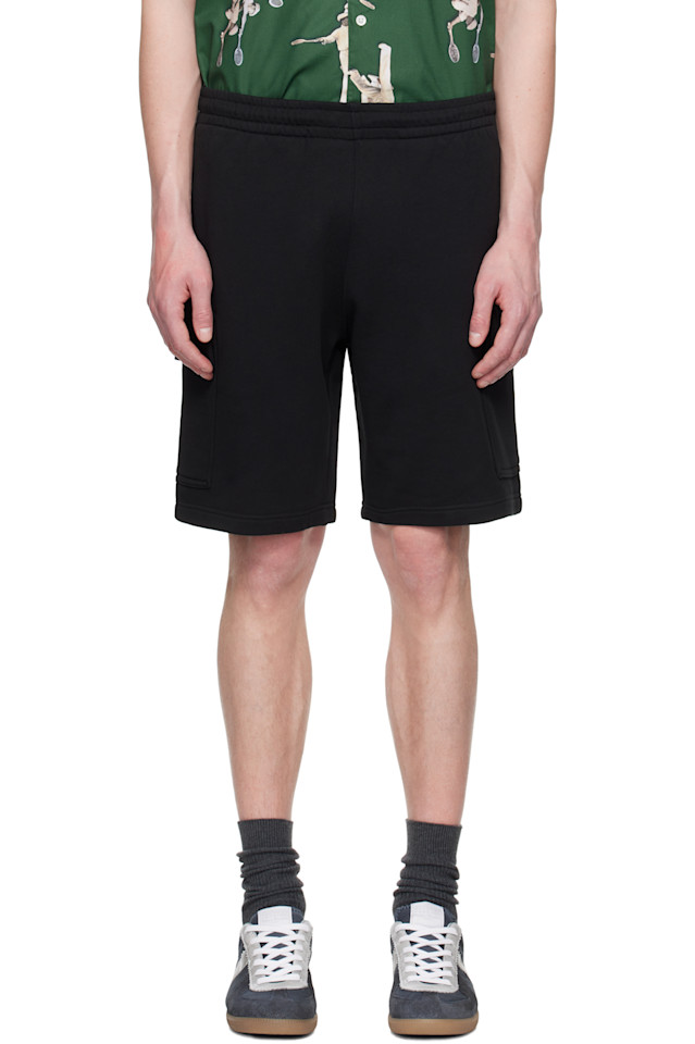 Хлопковые карго-шорты с начесом Lacoste, черный
Хлопковые карго-шорты с начесом Lacoste, черный