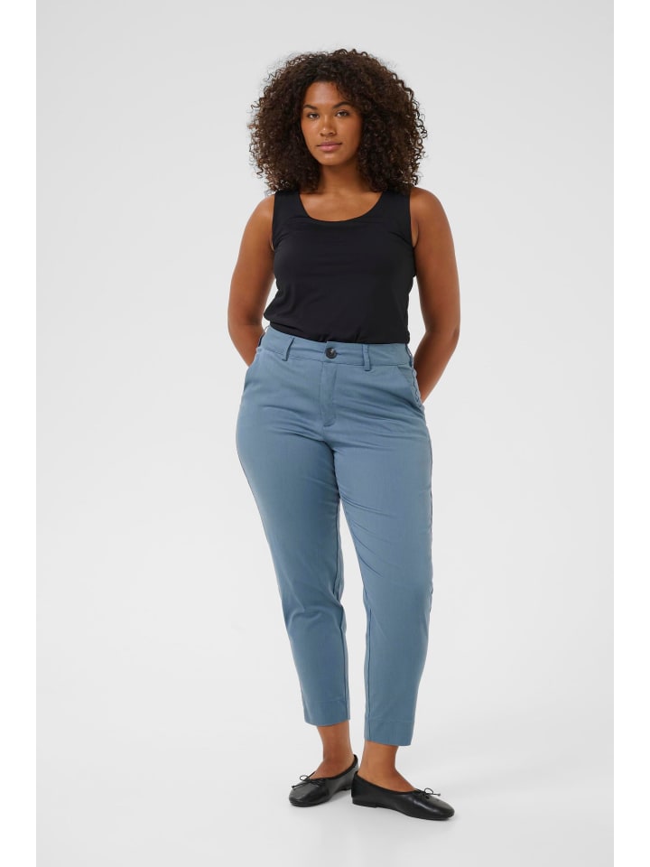 KAFFE curve Повседневные брюки KCleana, стандартный крой, цвет Берингово море
KAFFE curve Повседневные брюки KCleana, стандартный крой, цвет Берингово море