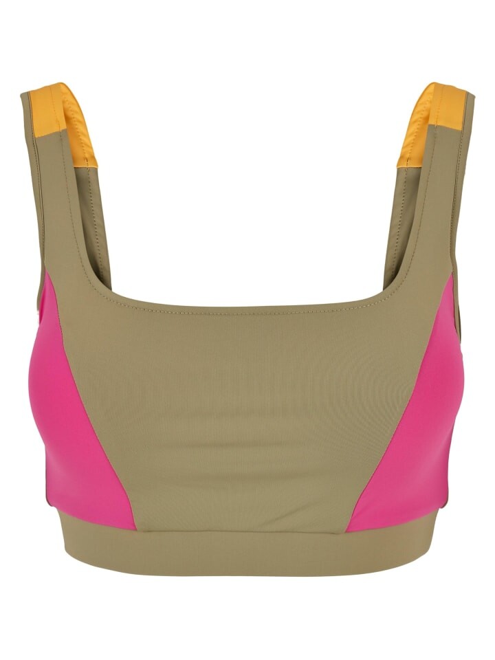 Спортивный бюстгальтер Urban Classics, цвет khaki/brightviolett/magimango
Спортивный бюстгальтер Urban Classics, цвет khaki/brightviolett/magimango