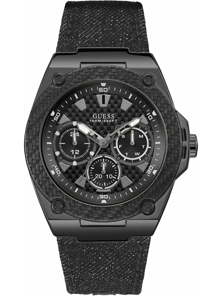 Guess Мужские аналоговые часы черного цвета
Guess Мужские аналоговые часы черного цвета