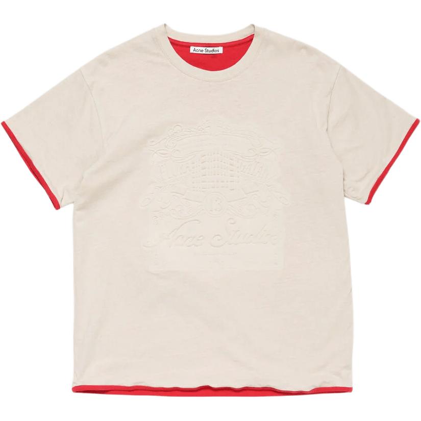 Футболка из органического хлопка с тисненым логотипом Acne Studios, розовый
Футболка из органического хлопка с тисненым логотипом Acne Studios, розовый