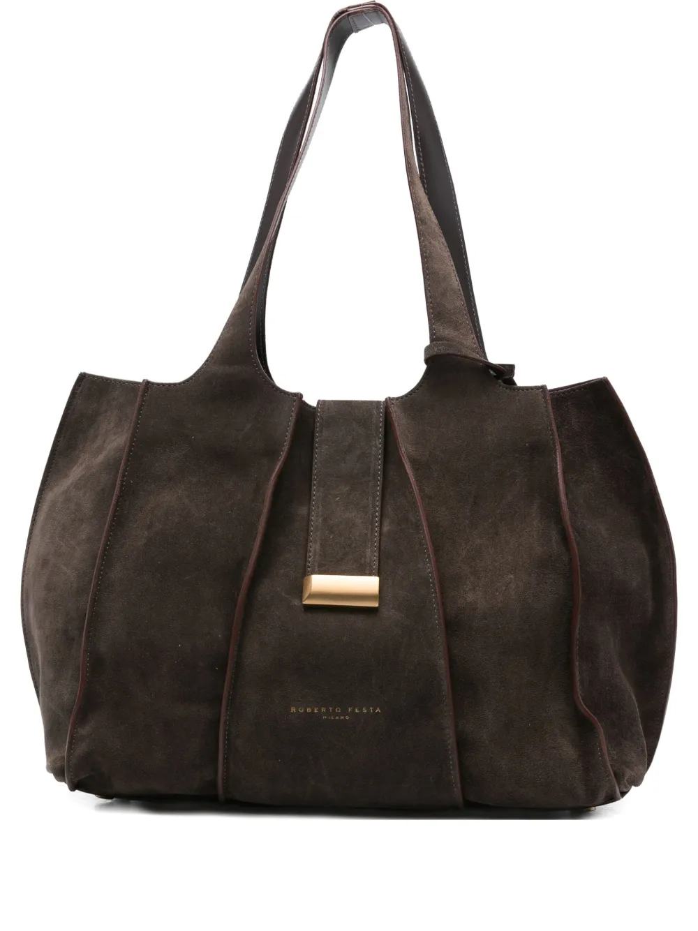 Сумка-шоппер Eloise с замшевыми панелями Roberto Festa, коричневый
Сумка-шоппер Eloise с замшевыми панелями Roberto Festa, коричневый