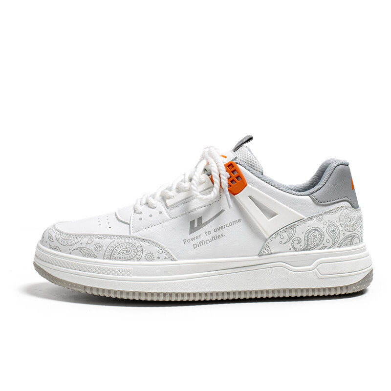 Кеды мужские, обувь для скейтбординга низкая Белый Серый Warrior
Кеды мужские, обувь для скейтбординга низкая Белый Серый Warrior