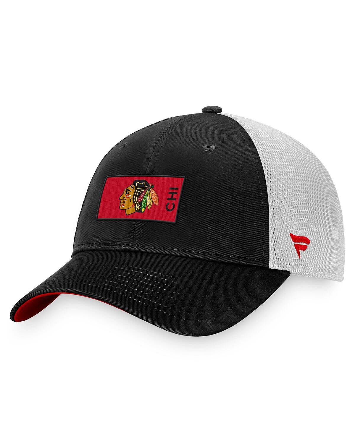 Мужская фирменная черно-белая кепка Chicago Blackhawks Authentic Pro Rink Trucker Snapback Fanatics
Мужская фирменная черно-белая кепка Chicago Blackhawks Authentic Pro Rink Trucker Snapback Fanatics