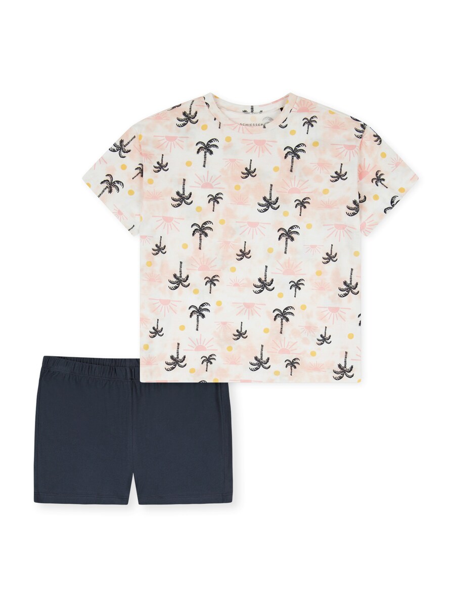 Пижама SCHIESSER Nightwear, темно-синий/розовый
Пижама SCHIESSER Nightwear, темно-синий/розовый