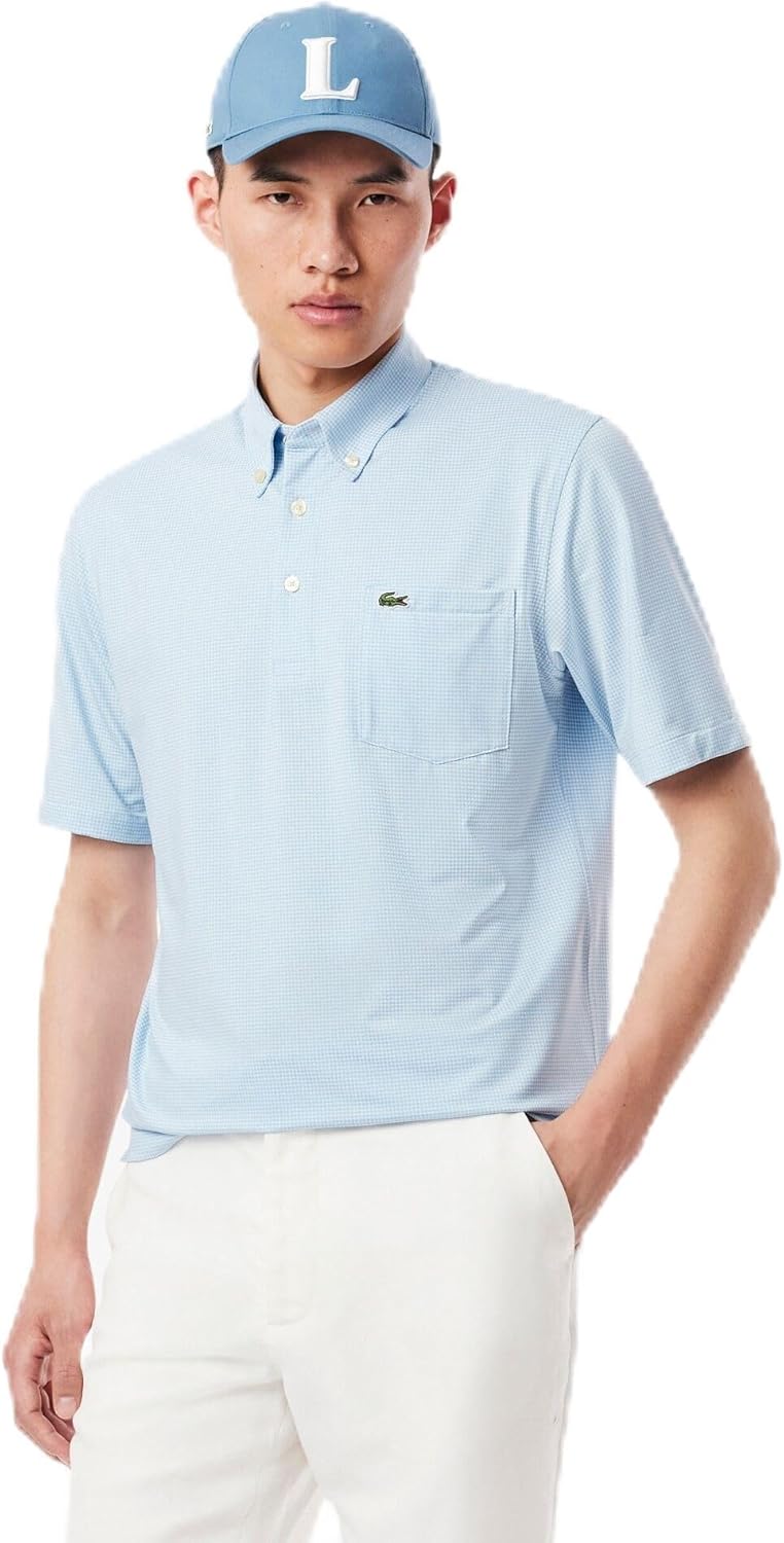 Мужская поло-рубашка LACOSTE в мелкую клетку Дезодорирующая, быстросохнущая, с защитой от УФ-излучения, синий
Мужская поло-рубашка LACOSTE в мелкую клетку Дезодорирующая, быстросохнущая, с защитой от УФ-излучения, синий