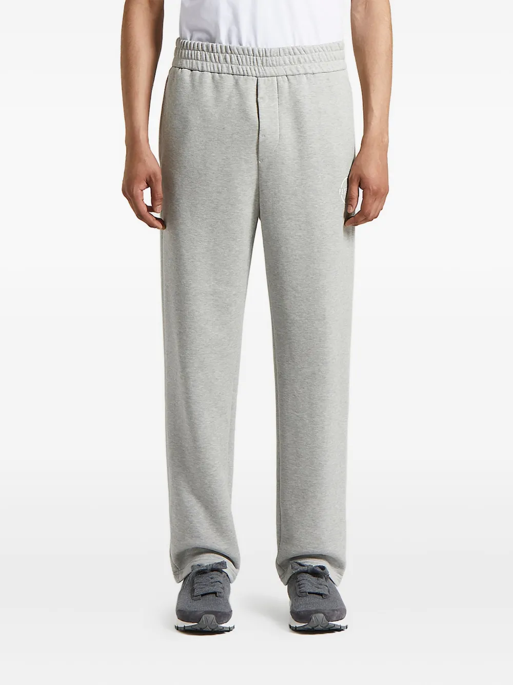 Спортивные брюки с кулиской и вышитым логотипом Peserico, серый
Спортивные брюки с кулиской и вышитым логотипом Peserico, серый