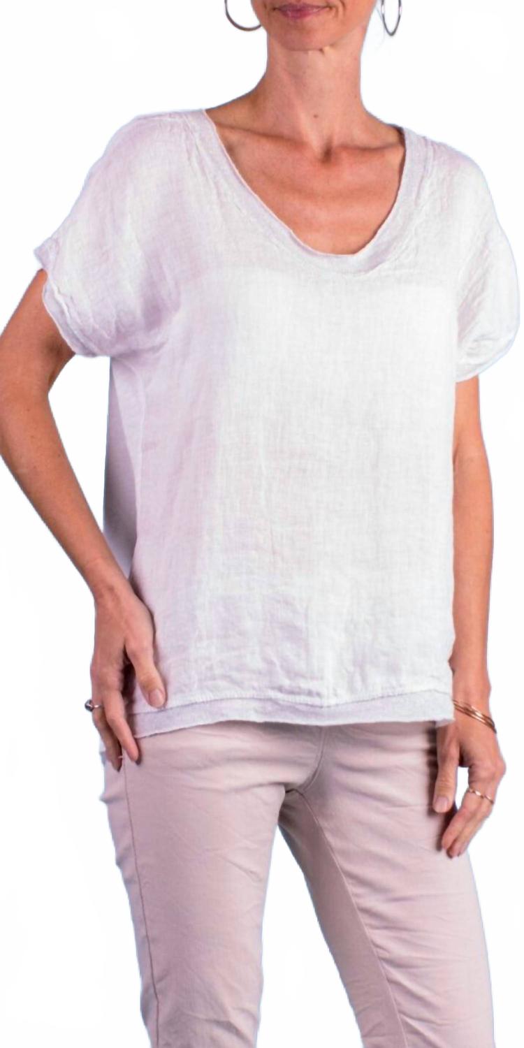 Нико Льняная блузка в белом GIGI MODA
Нико Льняная блузка в белом GIGI MODA