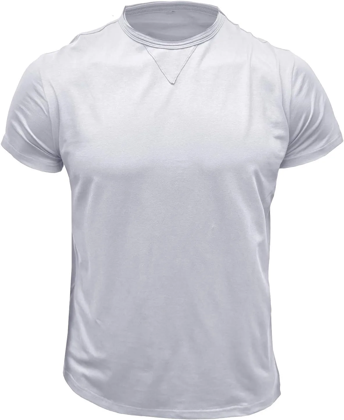 Мужская футболка с коротким рукавом и круглым вырезом
Мужская футболка с коротким рукавом и круглым вырезом