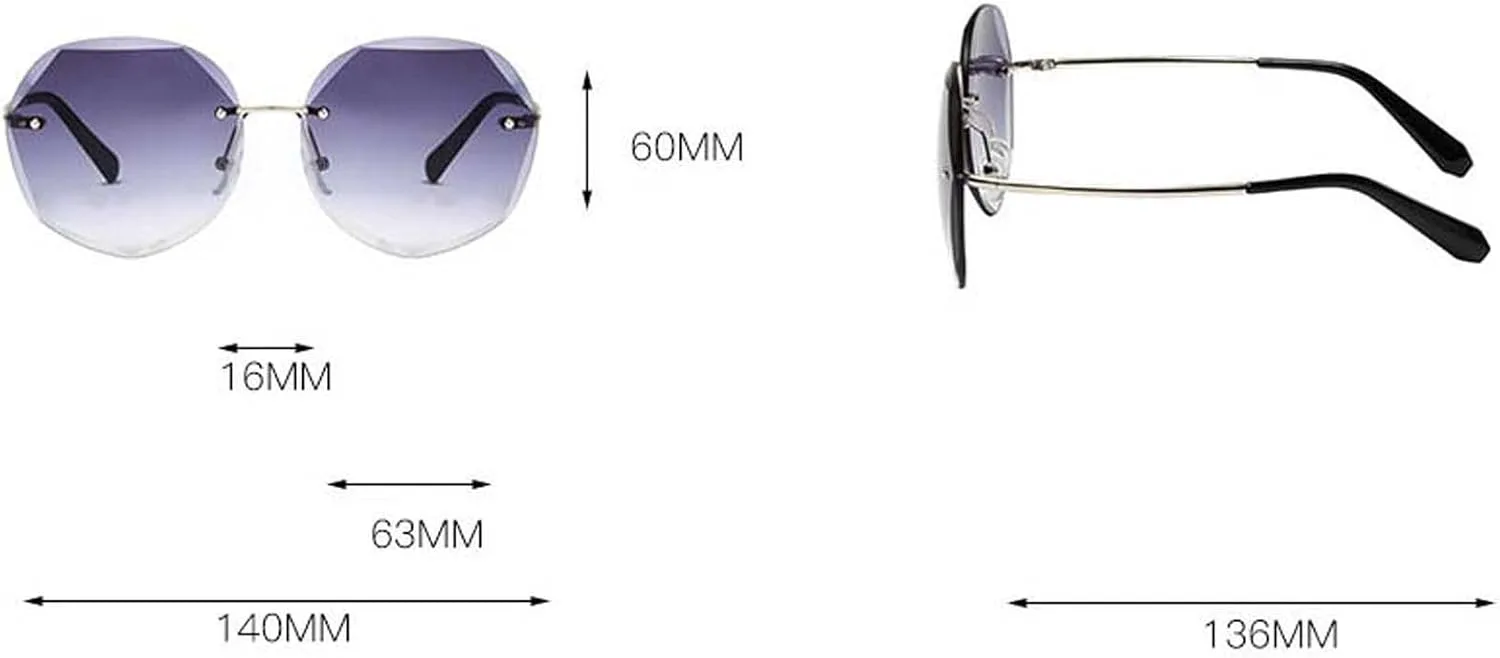 Солнцезащитные очки AMFG без оправы с градиентным переходом цвета для использования на открытом воздухе, большие очки в оправе (Цвет: C, Размер: Средний), C
Солнцезащитные очки AMFG без оправы с градиентным переходом цвета для использования на открытом воздухе, большие очки в оправе (Цвет: C, Размер: Средний), C