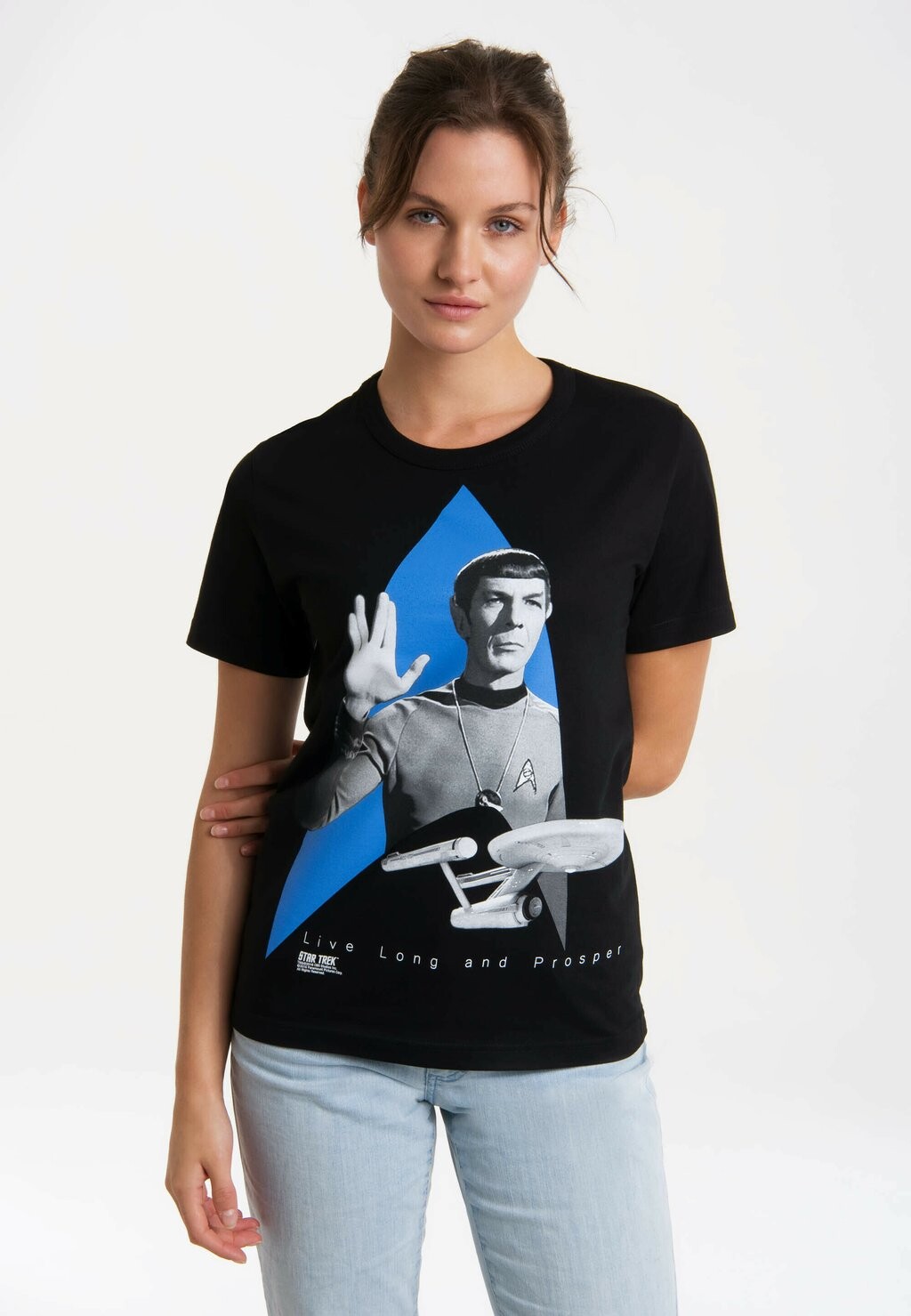 Футболка с принтом STAR TREK SPOCK LOGOSHIRT, черный
Футболка с принтом STAR TREK SPOCK LOGOSHIRT, черный