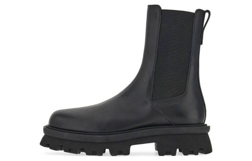 Массивные кожаные ботинки челси Ferragamo, черный
Массивные кожаные ботинки челси Ferragamo, черный