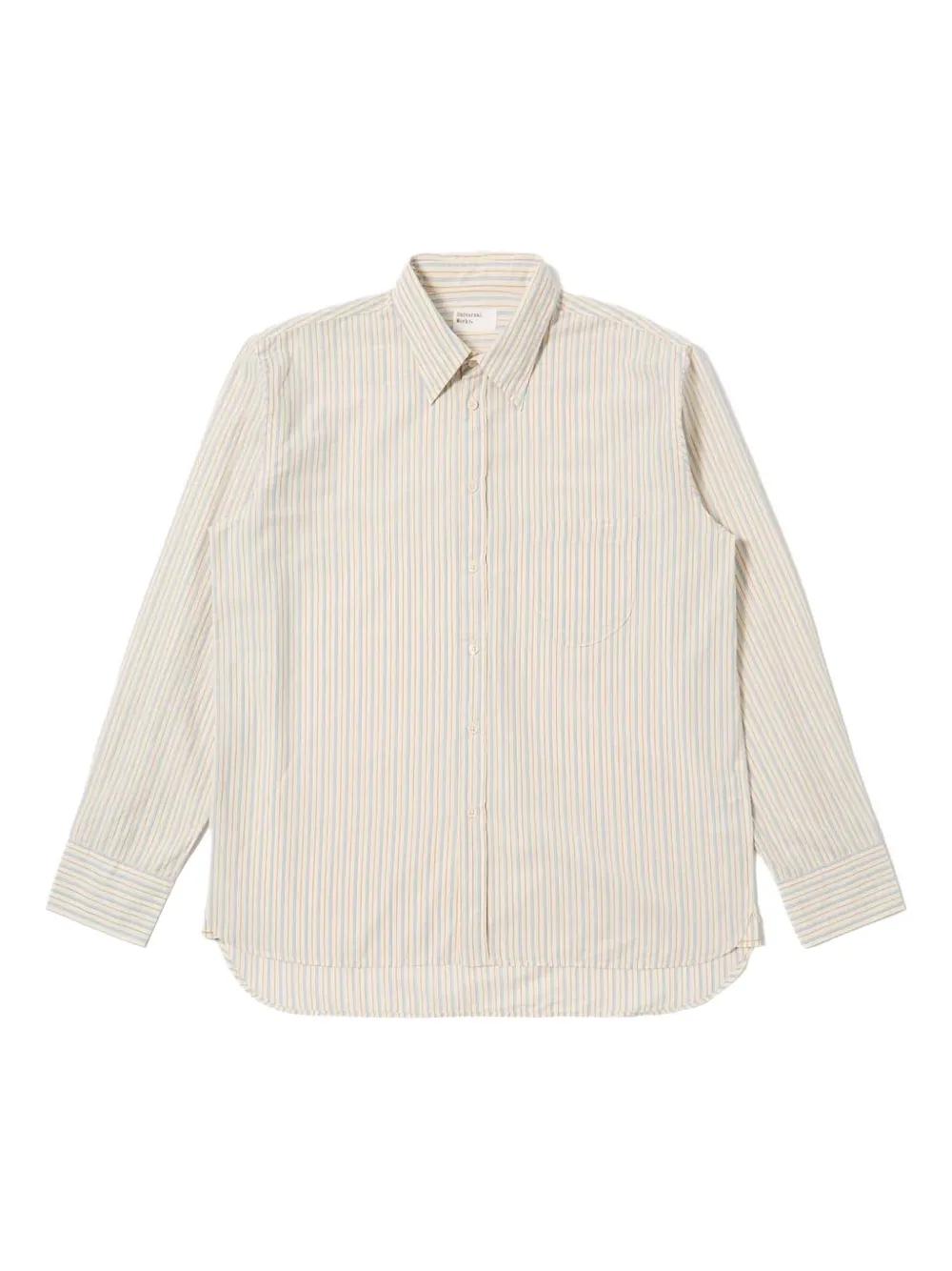Рубашка в полоску с карманом Universal Works, кремовый
Рубашка в полоску с карманом Universal Works, кремовый