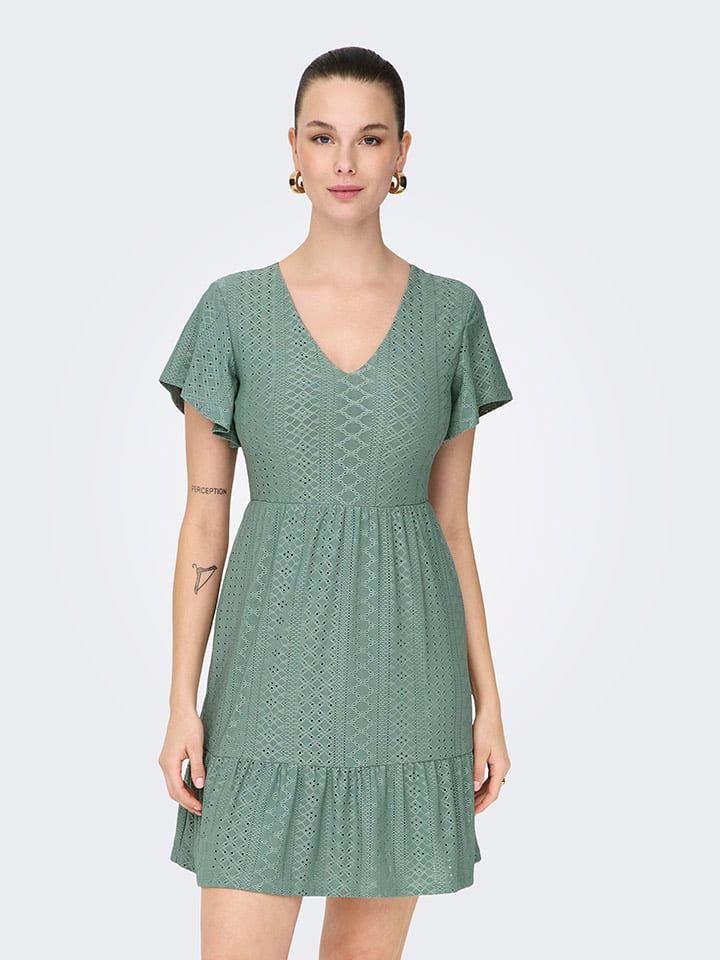 Короткое платье ONLY, бирюзовый 
Короткое платье ONLY, бирюзовый