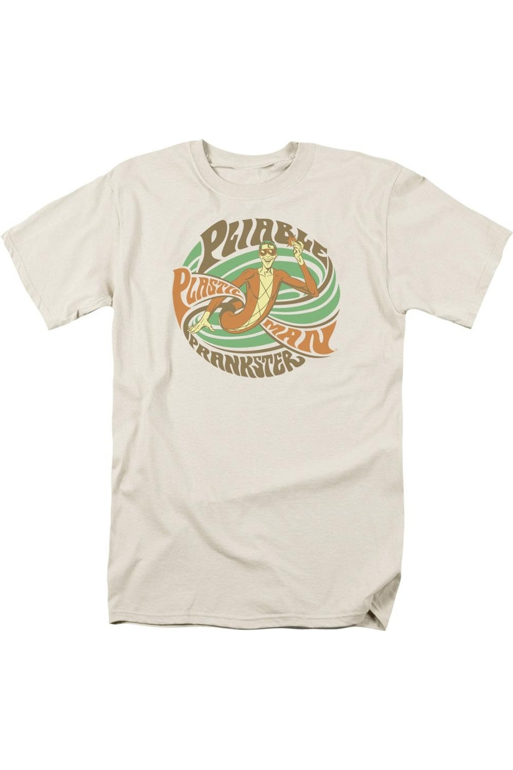 Футболка с коротким рукавом для взрослых DC Comics Pliable Prankster Gildan, кремовый
Футболка с коротким рукавом для взрослых DC Comics Pliable Prankster Gildan, кремовый