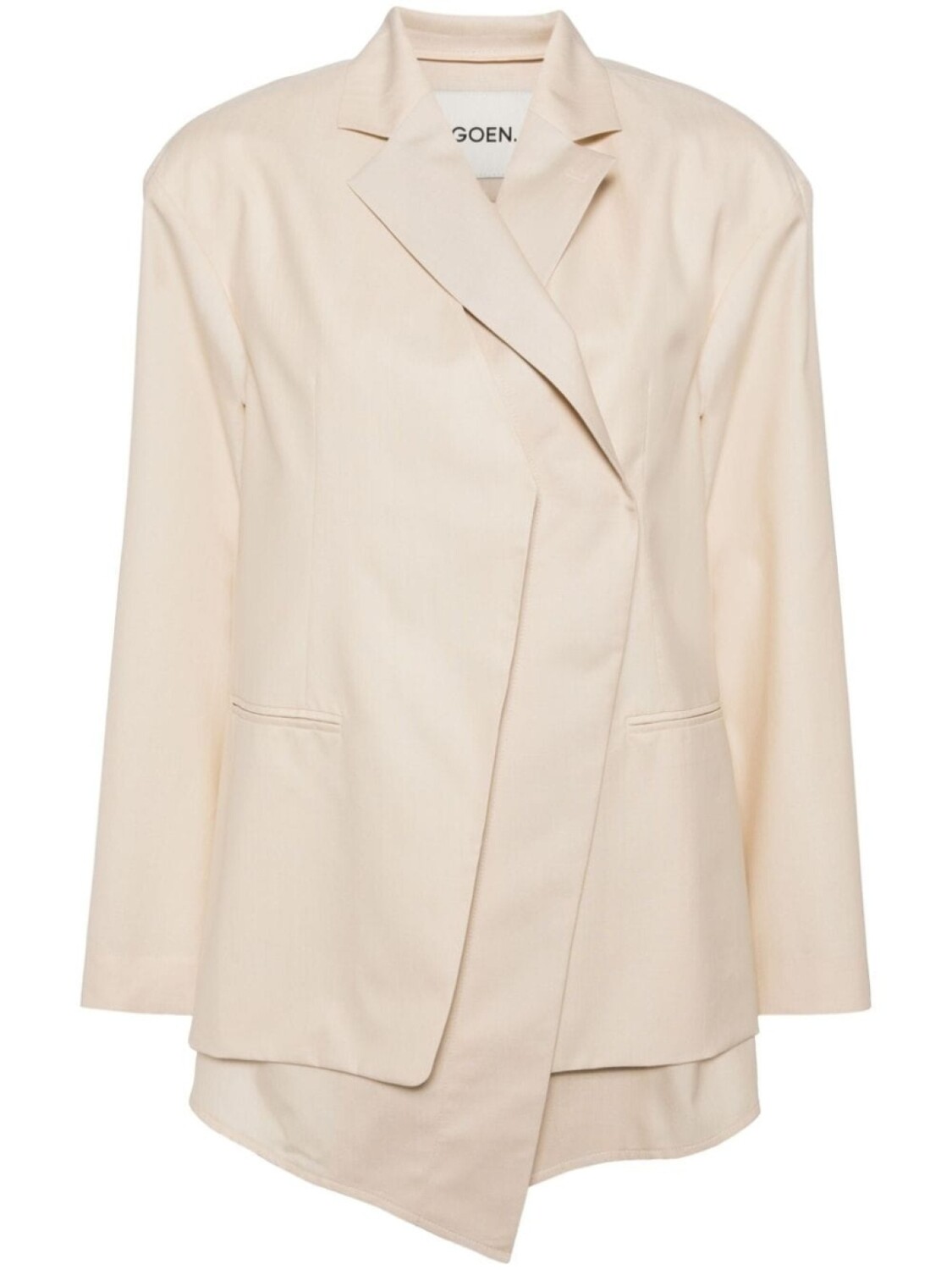 Многослойный однобортный пиджак Goen.J, бежевый
Многослойный однобортный пиджак Goen.J, бежевый