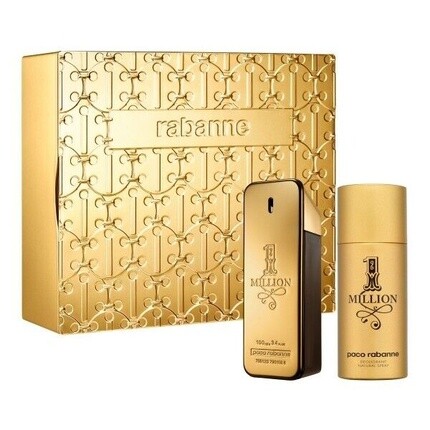 Coffret Paco Rabanne One Million Pour Homme Eau de Toilette 100ml + Deodorant 100ml
Coffret Paco Rabanne One Million Pour Homme Eau de Toilette 100ml + Deodorant 100ml