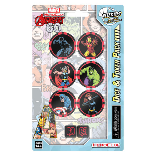 Фигурки Avengers 60Th Anniversary Dice And Token Pack: Marvel Heroclix WizKids
Фигурки Avengers 60Th Anniversary Dice And Token Pack: Marvel Heroclix WizKids