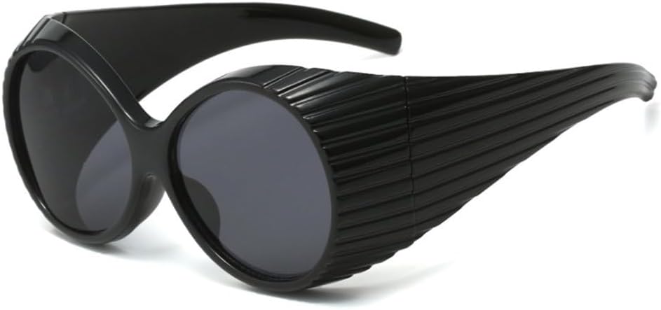 LVTFCO Винтажные овальные солнцезащитные очки большого размера для женщин, модные градиентные очки с защитой от УФ-излучения UV400, мужские солнцезащитные очки в стиле панк, Black Gray
LVTFCO Винтажные овальные солнцезащитные очки большого размера для женщин, модные градиентные очки с защитой от УФ-излучения UV400, мужские солнцезащитные очки в стиле панк, Black Gray