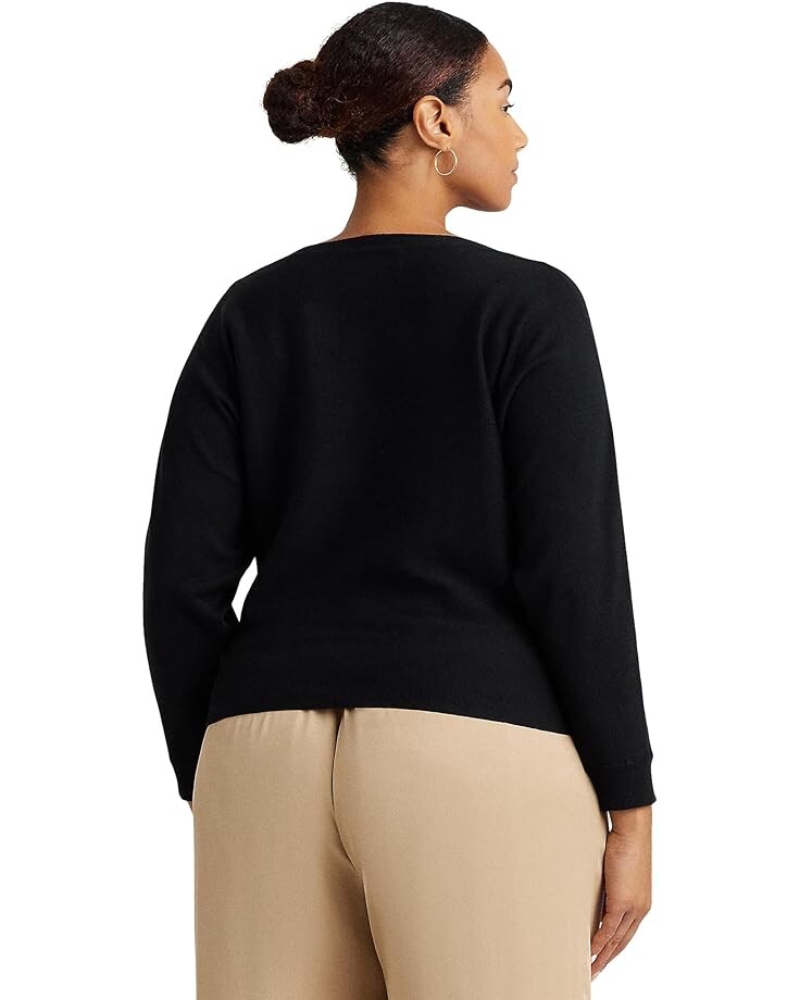 Свитер LAUREN Ralph Lauren Plus-Size Cotton-Blend Dolman-Sleeve Sweater, черный
Свитер LAUREN Ralph Lauren Plus-Size Cotton-Blend Dolman-Sleeve Sweater, черный