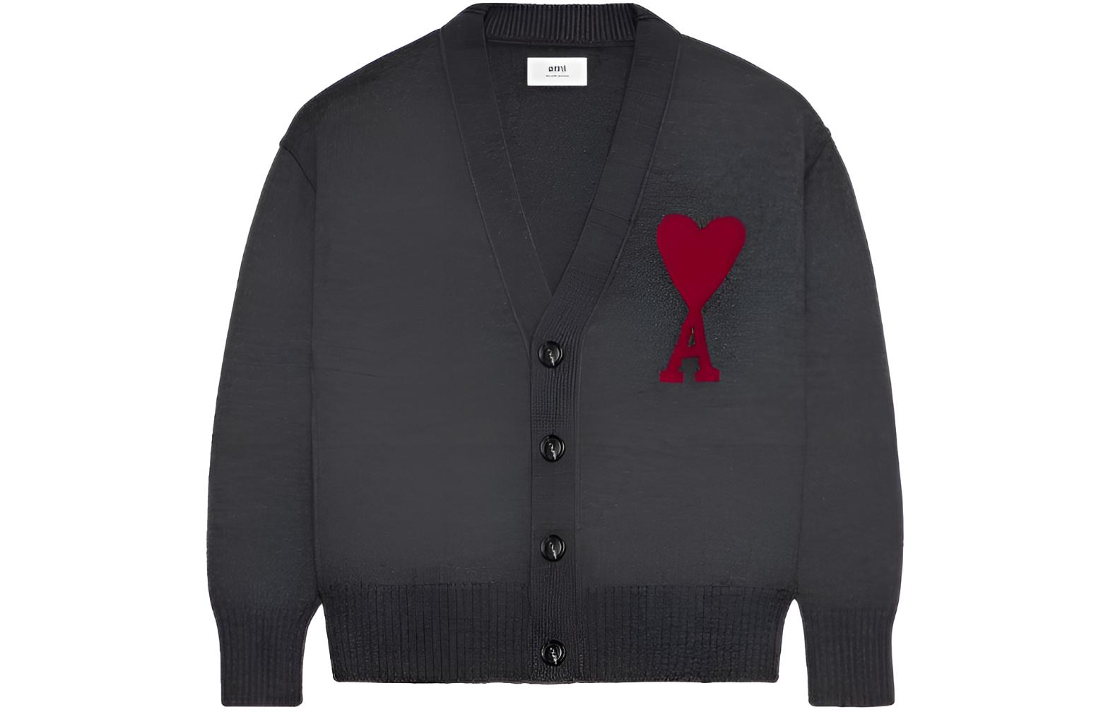 Кардиган из шерсти Ami De Coeur от Ami Paris AMIPARIS, серый
Кардиган из шерсти Ami De Coeur от Ami Paris AMIPARIS, серый