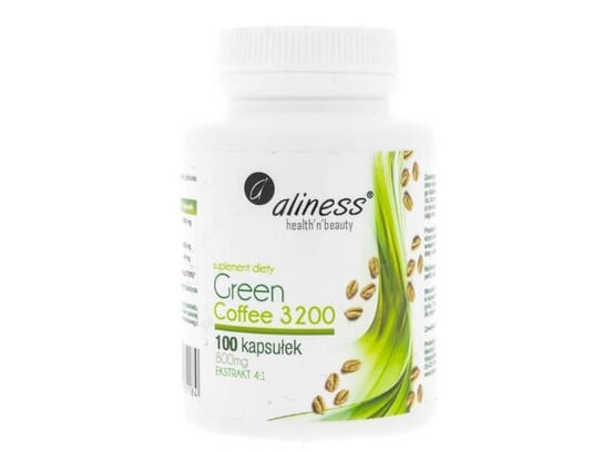 Aliness, CGA Green Coffee 3200, 100 капсул
Aliness, CGA Green Coffee 3200, 100 капсул